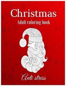 Christmas adult coloring book Anti stress