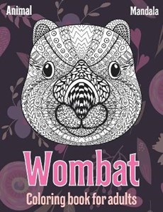 Mandala Coloring Book for Adults - Animal - Wombat