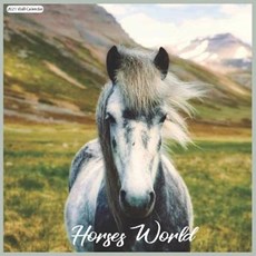 Horses World 2021 Wall Calendar