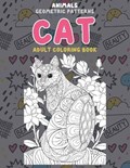 Adult Coloring Book Geometric Patterns - Animals - Cat | Gwendoline Boyd | 