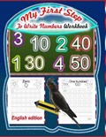 My First Step To Write Numbers Workbook-English Edition | Sa Elbers | 