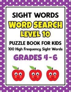SIGHT WORDS Word Search Puzzle Book For Kids - LEVEL 10