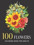 100 Flowers Coloring Book For Adults | Lime Sol | 