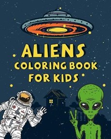 Aliens Coloring Book For kids
