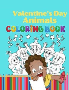 Valentine's Day Animals coloring book
