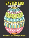 Easter Egg Coloring Book. Geometric And Zentangle Design | Lokman Learning Universe | 