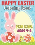 Happy easter coloring book for kids ages 4-8 | Emily Rita | 