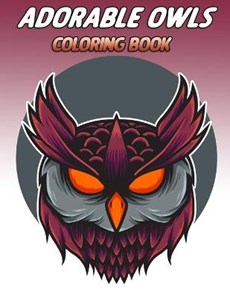 Adorable owls coloring book