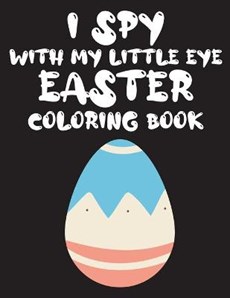 I Spy with My Little Eye Easter coloring book