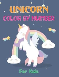 Unicorn Color By Number For Kids