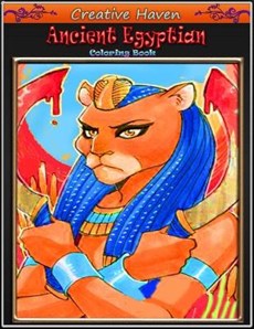 Creative Haven Ancient Egyptian Coloring Book