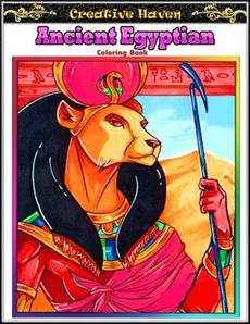 Creative Haven Ancient Egyptian Coloring Book