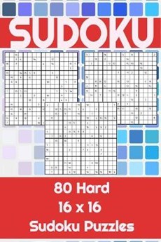 80 16x16 Hard Sudoku Puzzles