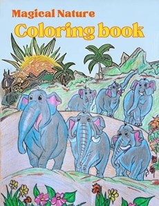 Magical Nature Coloring Book for Kids and Adults