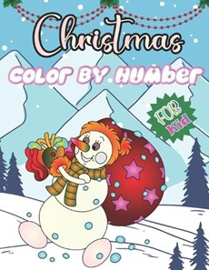 Christmas Color By Number For Kid