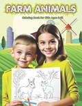 Farm Animal Coloring Book for Kids ages 3-12 | Mora | 