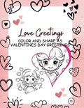 Hearts Color and Greetings Book | Indya King | 