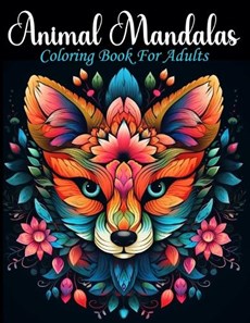 Animal Mandalas: Coloring Book For Adults