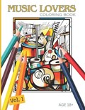 Music Lovers Coloring Book, Vol. 1 | Mariella Papaya | 