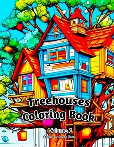 Treehouses Coloring Book