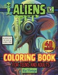 Aliens Coloring Book for Teens and Adults | Heringa Shop | 