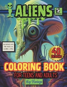 Aliens Coloring Book for Teens and Adults
