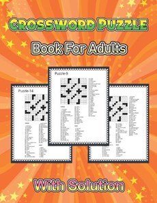 crossword puzzle book for adults with solution