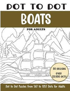 Dot to Dot Boats for Adults