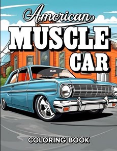 American Muscle Car Coloring Book