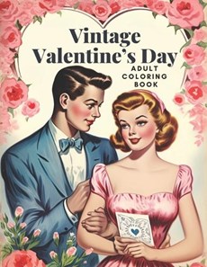 Vintage Valentine's Day Adult Coloring Book