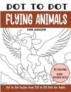 Dot to Dot Flying Animals for Adults