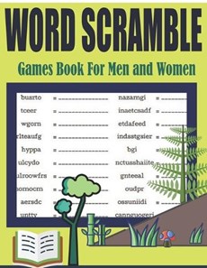 Word Scramble Games Book For Men and Women