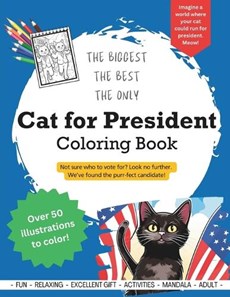 Cat for President Coloring Book