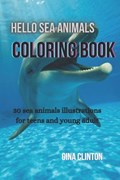 Hello Sea Animals Coloring Book | Gina Clinton | 