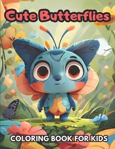 Cute Butterflies Coloring Book