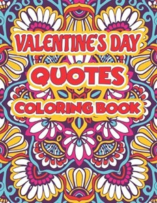 Valentine's Day Quotes Coloring Book