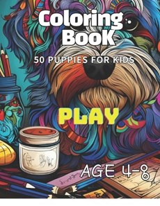 50 Puppies Coloring book