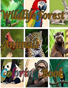 Wildlife Forest Animals Coloring Book