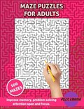 Maze Puzzle Book for Adults | Jason Stan | 