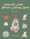 Easy and Large Picture Coloring Book | Graceful Ink | 