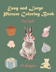 Easy and Large Picture Coloring Book