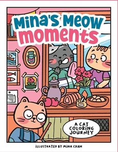 Mina's Meow Moments Coloring Book