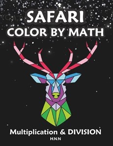 Safari Color by Math Multiplication and Division.