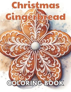 Christmas Gingerbread Coloring Book