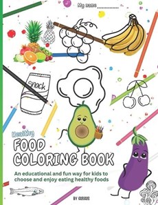 Healthy Food Coloring Book