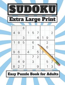 Extra Large Print Easy Sudoku Puzzle Book for Adults