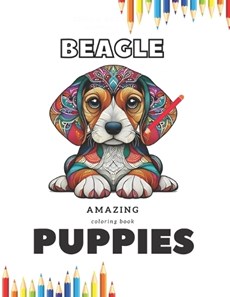 Puppies amazing coloring book