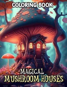 Magical Mushroom Houses Coloring Book
