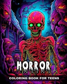 Horror Coloring Book for Teens