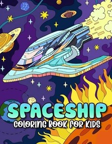 Spaceship Coloring Book For Kids